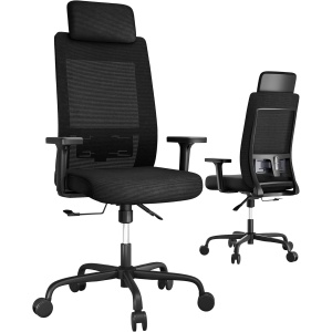 CAPOT Computer Desk Chairs with Lumbar Support & 3D Adjustable Armrests